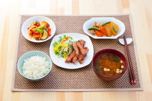 たまプラーザ駅前のキッチンスタジオで撮影された料理写真