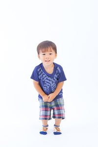 お誕生日記念の男の子の写真