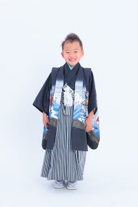 七五三記念の男の子