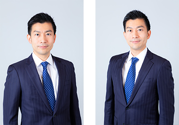 松岡伸一がたまプラーザのスタジオで撮影したプロフィール写真