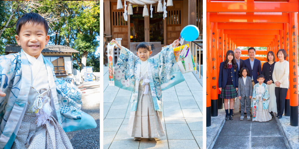 神鳥前川神社様に出張撮影した七五三記念写真