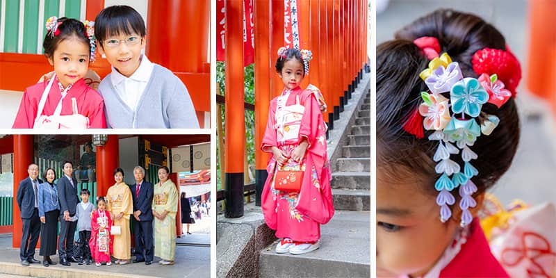 東京・日枝神社に出張撮影した七五三記念写真