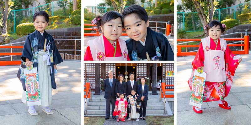 川崎市宮前区の白幡八幡大神に出張撮影した七五三記念写真